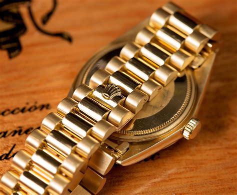 gold rolex watch band